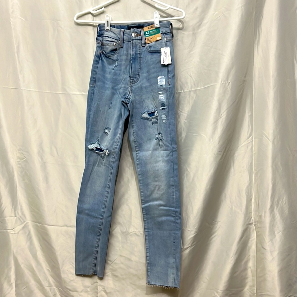 Aero super high rise curvey jeggins size 00